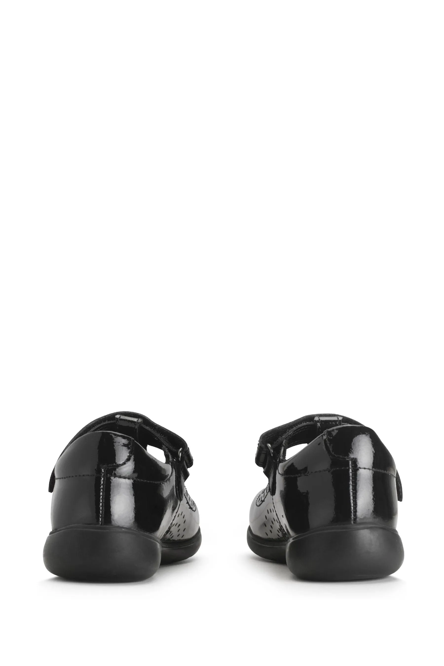 Start-Rite Hope Nero Leather T Bar Scarpe Scuola    