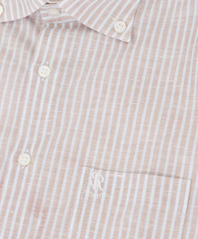 Stefano Ricci Maglietta a righe beige per bambini YC002674L1667