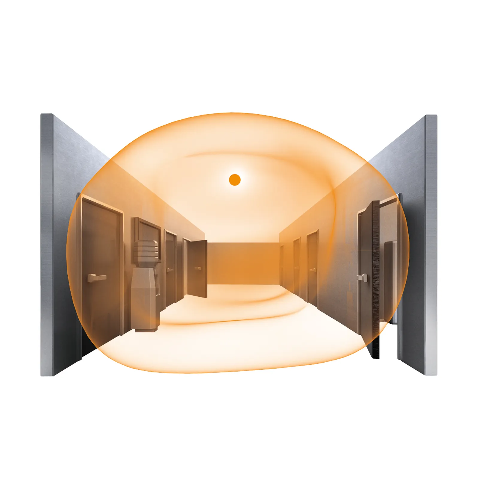 STEINEL RS PRO P2 EM flat S LED emergenza 3.000 K