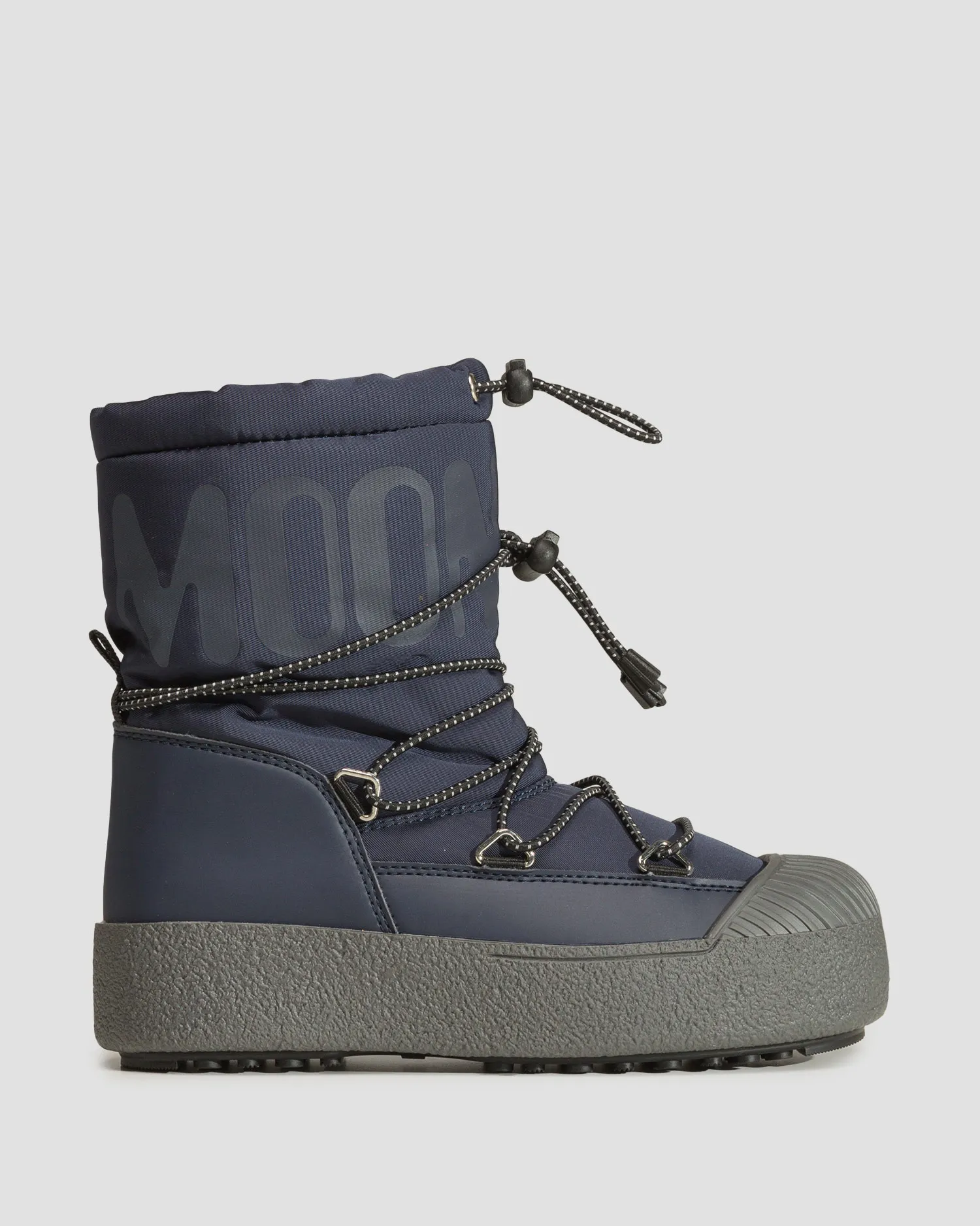 Stivali da neve da bambino Moon Boot Jtrack Polar Blu 34300500D-4