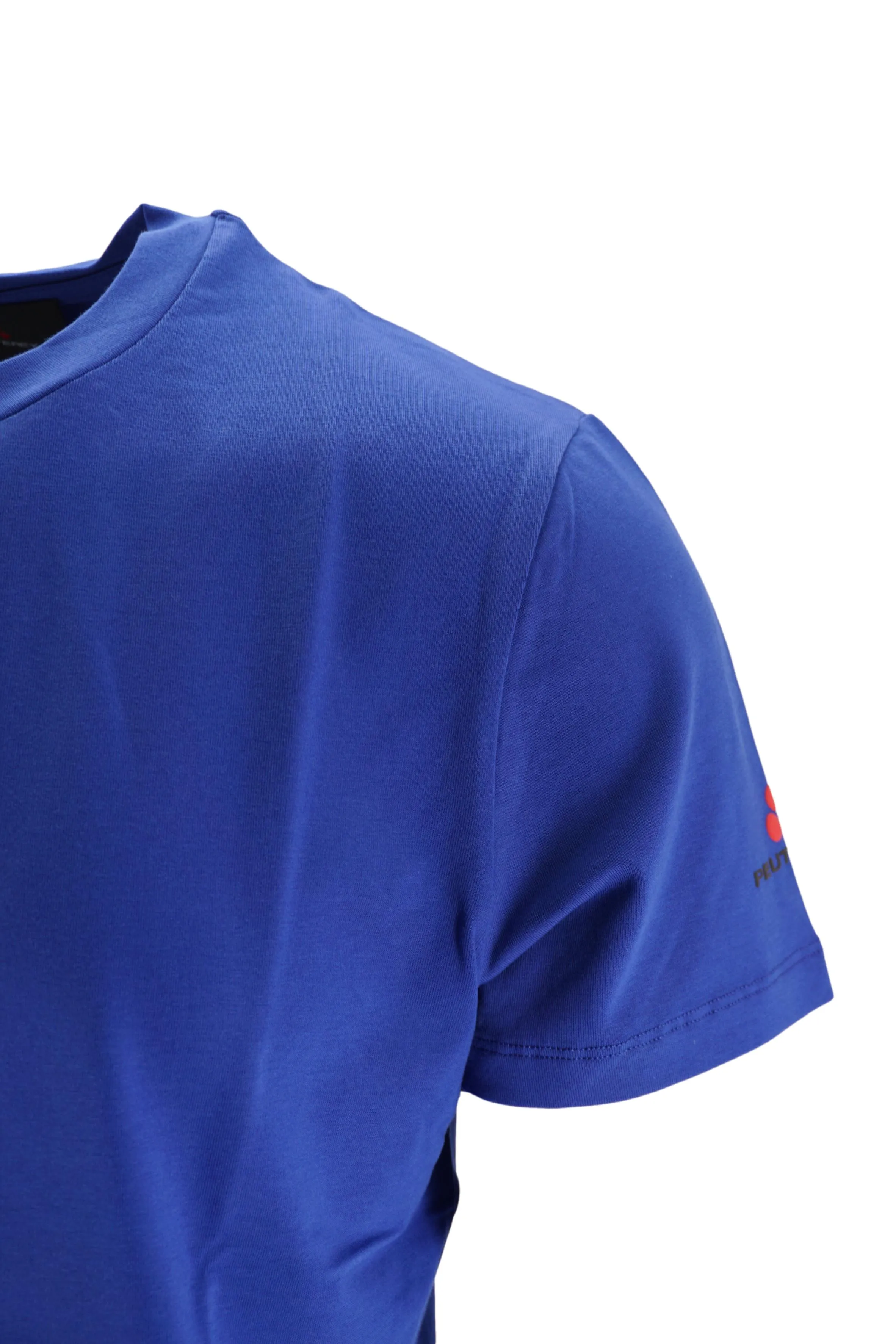 Stretch Cotton T-Shirt / Blue