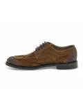 Stringata Guidi Calzature STILE INGLESE PARABOOT in camoscio cuoio