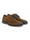 Stringata Guidi Calzature STILE INGLESE PARABOOT in camoscio cuoio