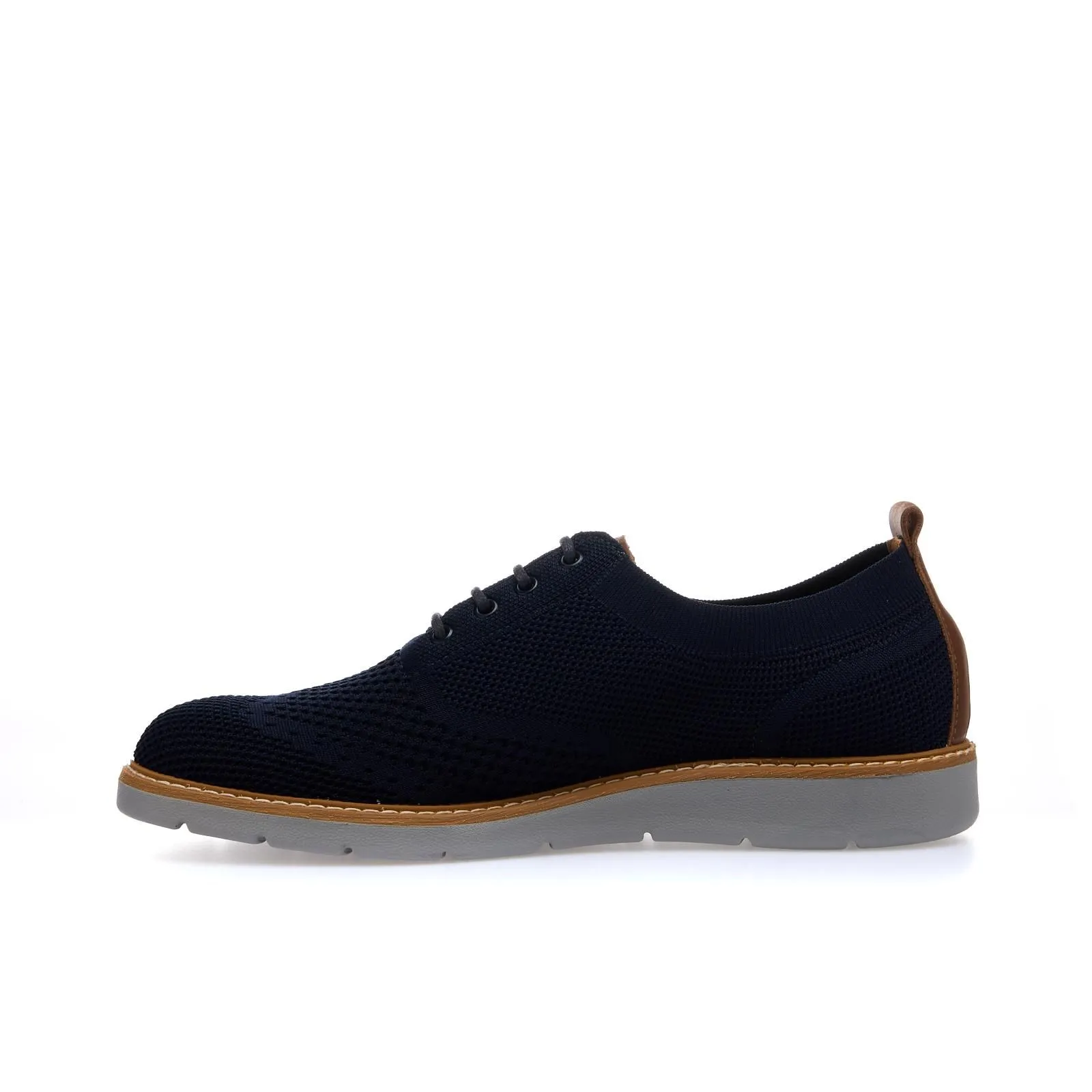 Stringate blu casual in tessuto