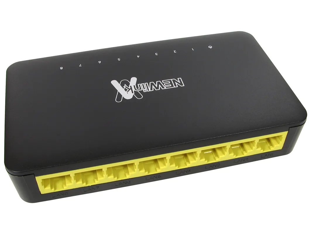 Switch Ethernet NewLink, 8 porte