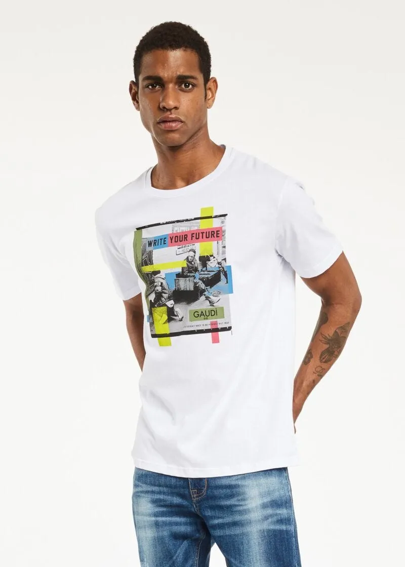 T-shirt con stampa fotografica