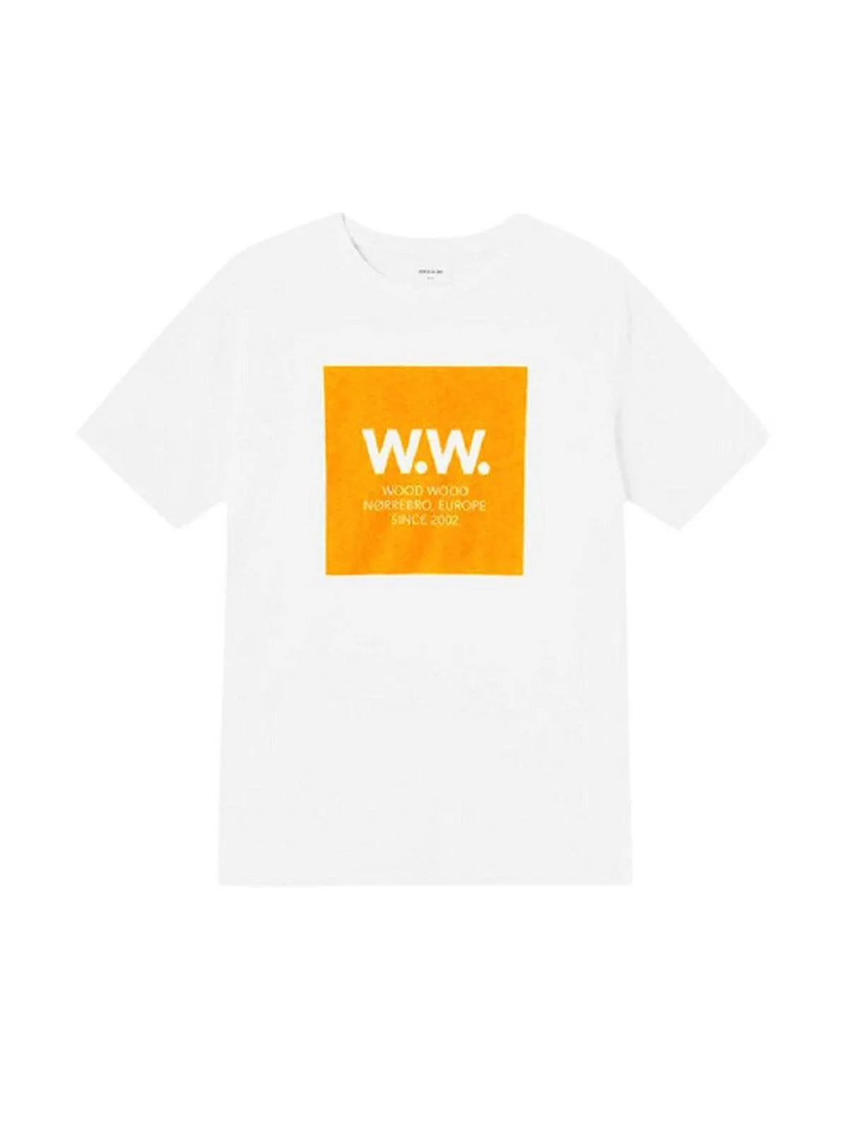 T-shirt Uomo Wood Wood - Ww Square T-Shirt - Bianco