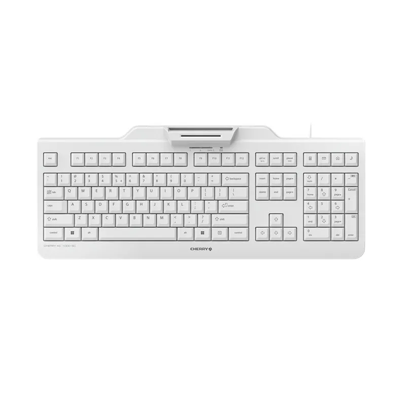 Tastiera Grigio chiaro Cablato USB Cherry, Qwerty EU Standard