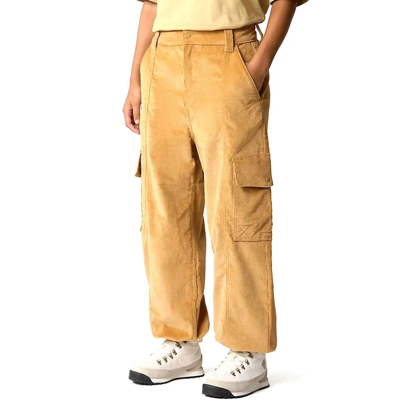 The North Face W Ultility Cord Pant Almond Butter - Pantaloni in Velluto Donna Marroni    