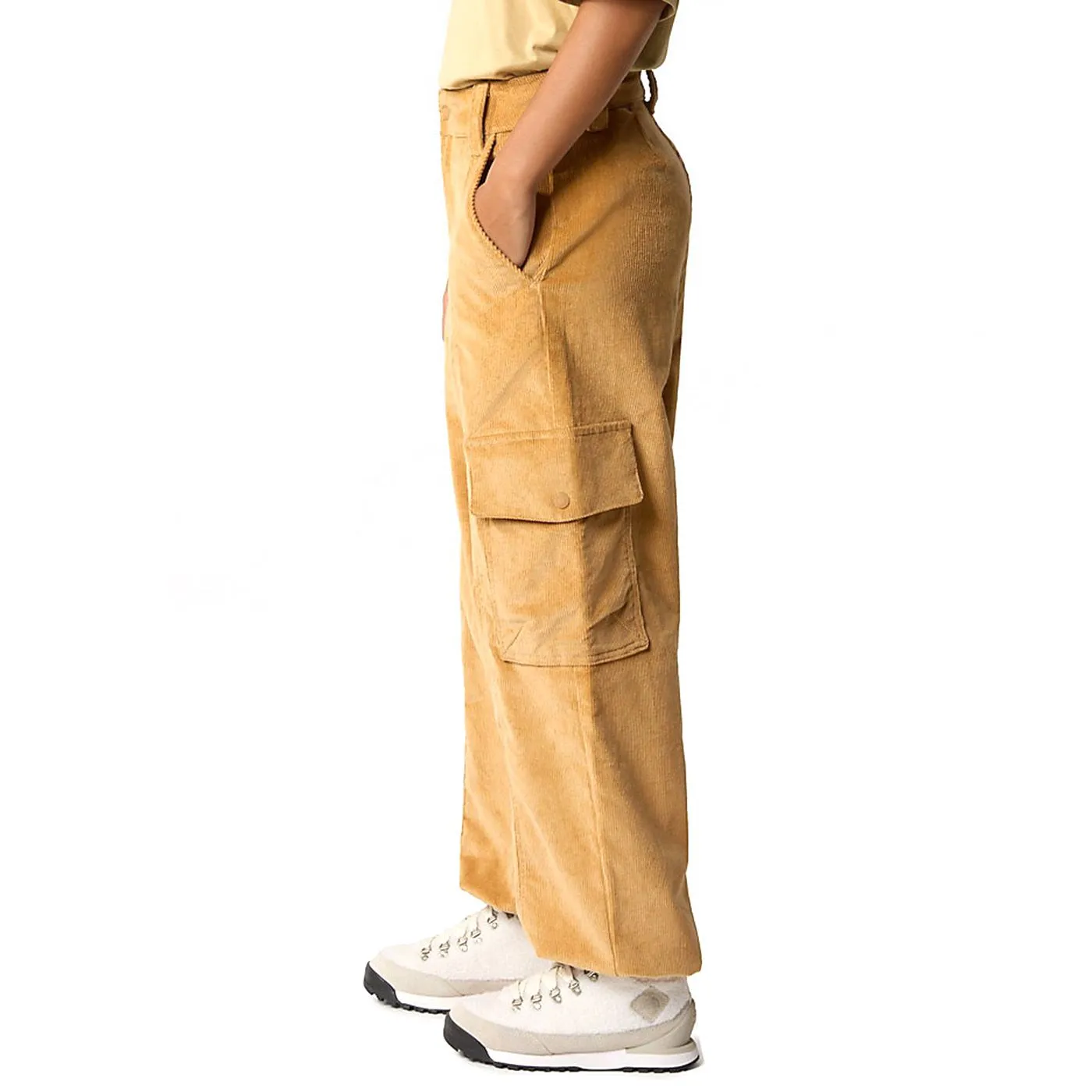 The North Face W Ultility Cord Pant Almond Butter - Pantaloni in Velluto Donna Marroni    