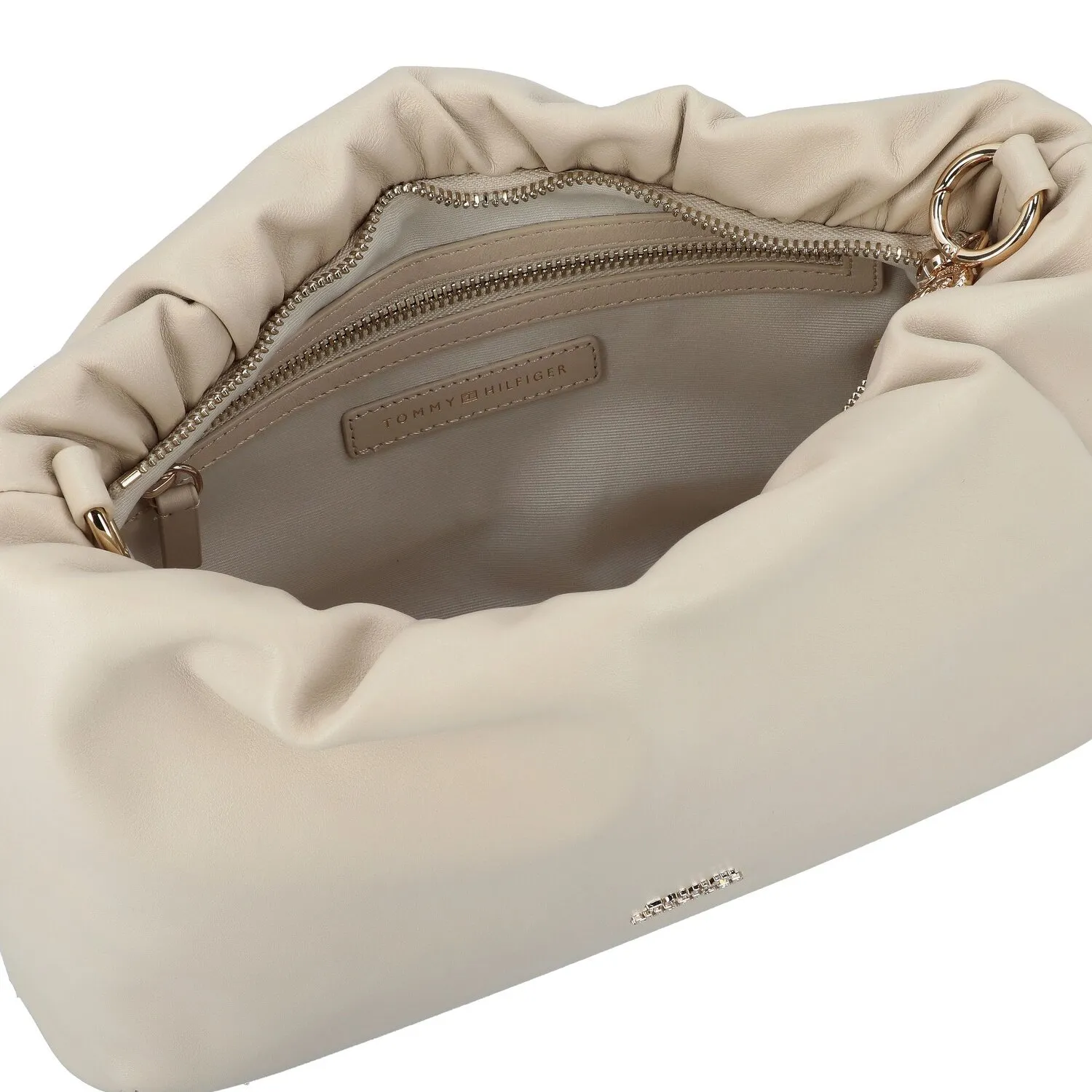 Tommy Hilfiger TH Luxe Soft Leather Borsa a tracolla Pelle 30 cm