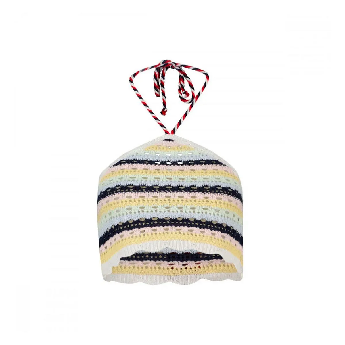      TOMMY JEANS TOP CROCHET ALL'AMERICANA DONNA  