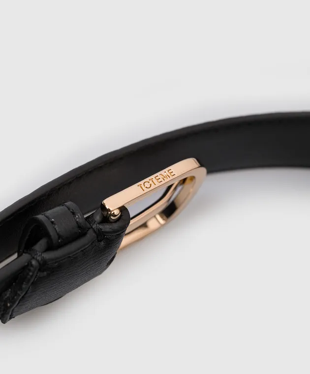 Toteme Cintura in pelle nera 233812612