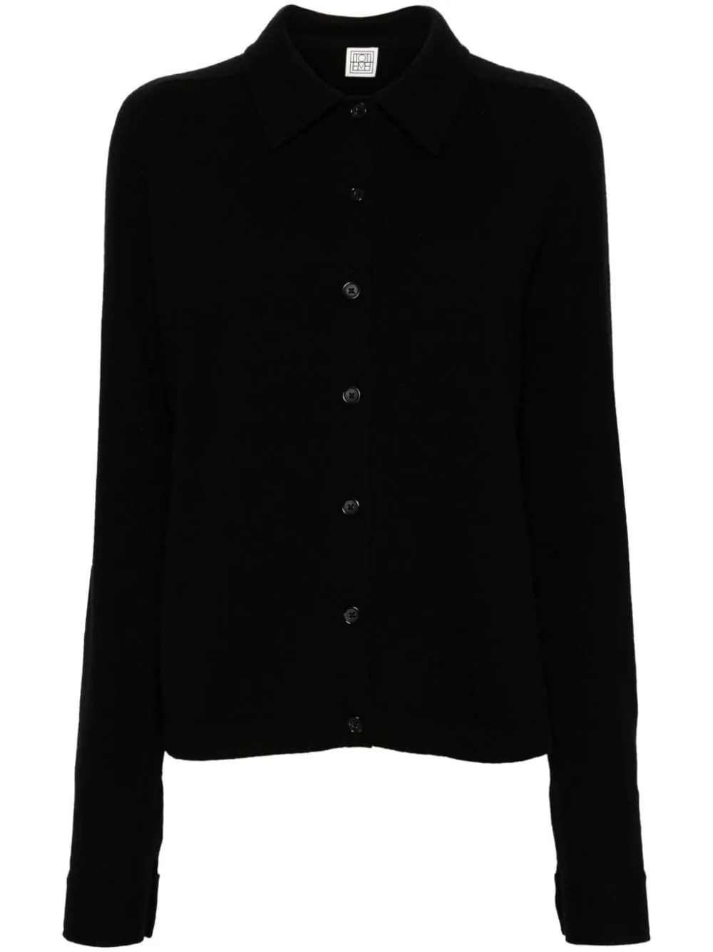 TOTEME RAGLAN SLEEVE CASHMERE SHIRT