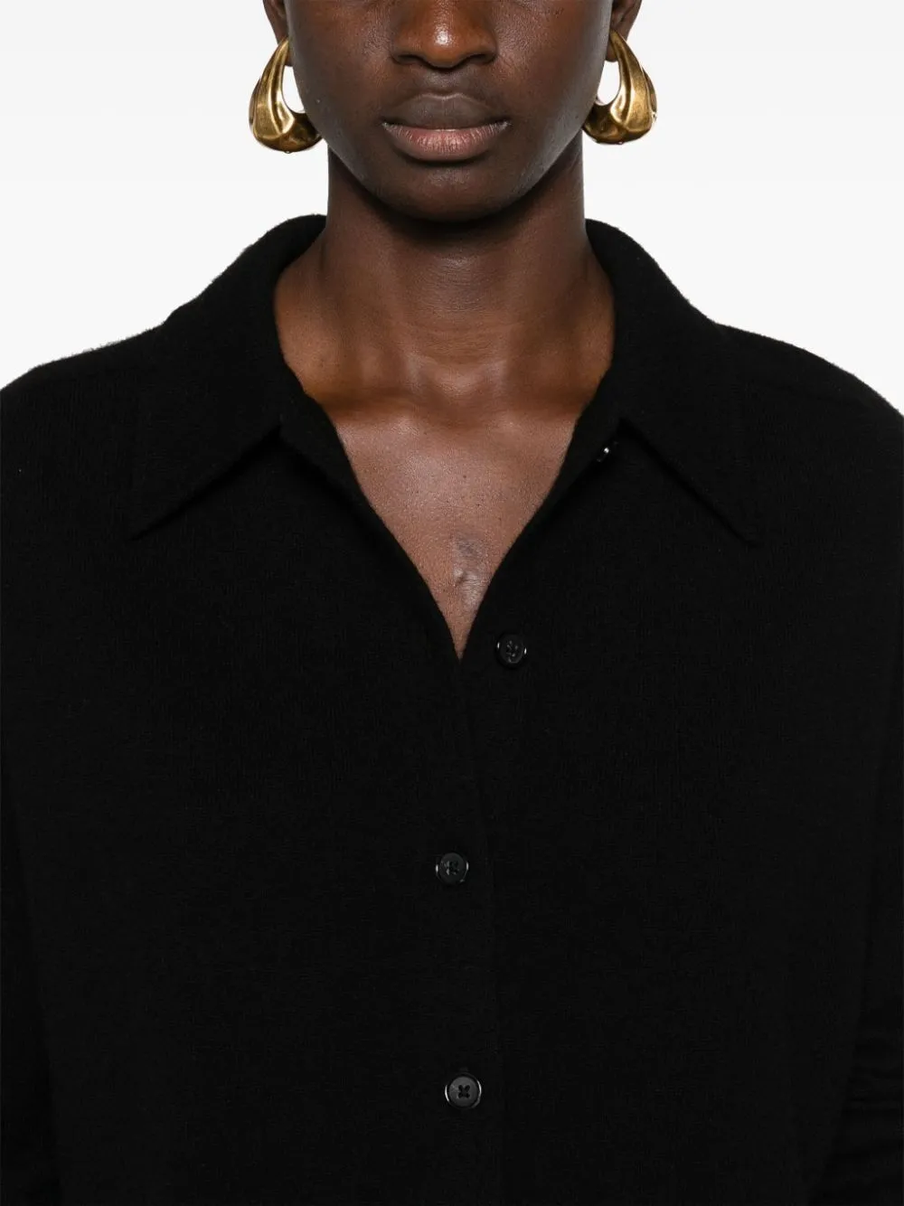 TOTEME RAGLAN SLEEVE CASHMERE SHIRT