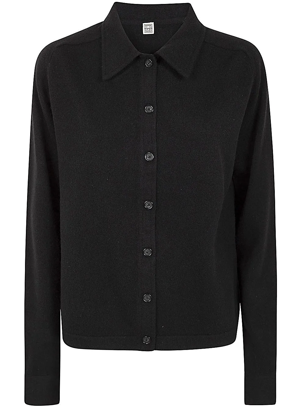 TOTEME RAGLAN SLEEVE CASHMERE SHIRT