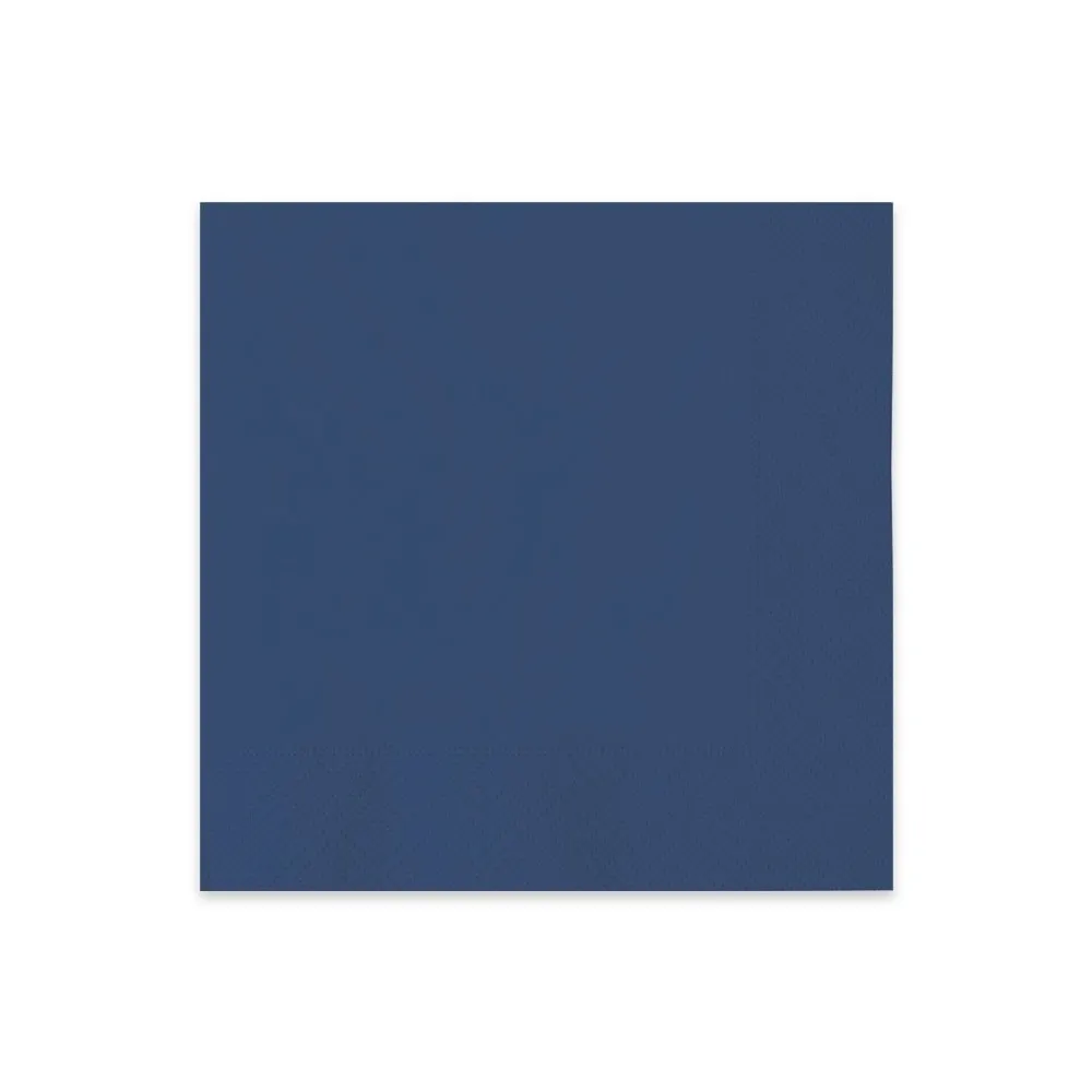 Tovaglioli Ecolor 33 x 33 cm 2 Veli Blu, Cf. 40