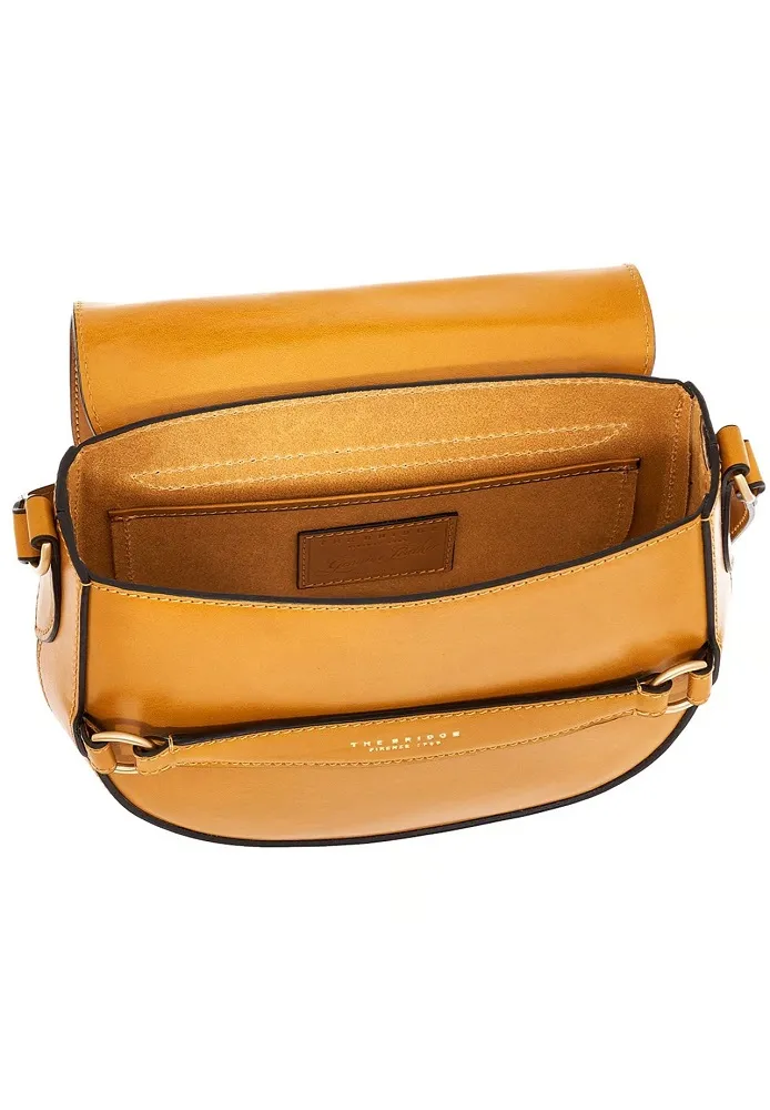 TRACOLLA THE BRIDGE CUOIO TOSCANO BETTINA GRANDE GIALLO 04372201 I3 GIALLO MIELE