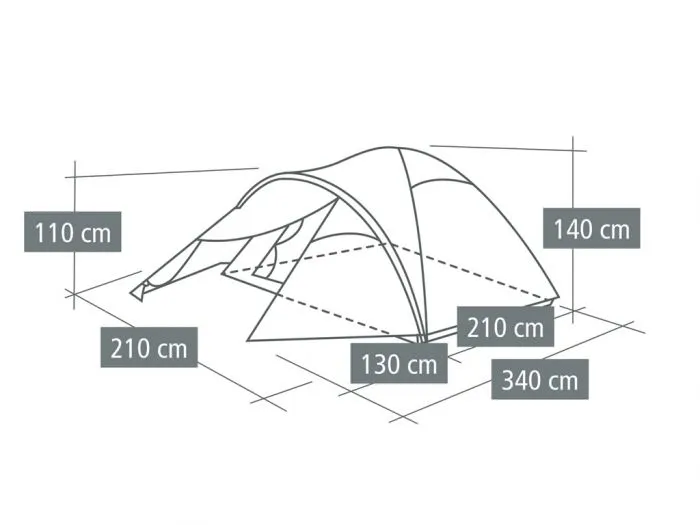 Travellife Lyon 3 tenda a igloo