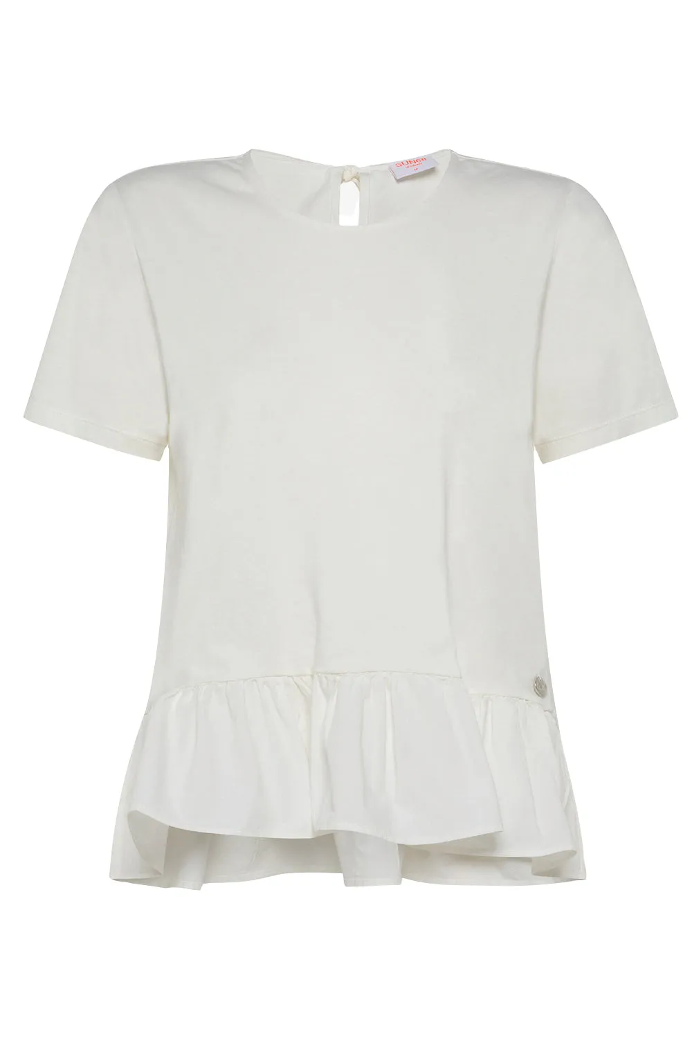 Tshirt doppio tessuto con balza - SUN68