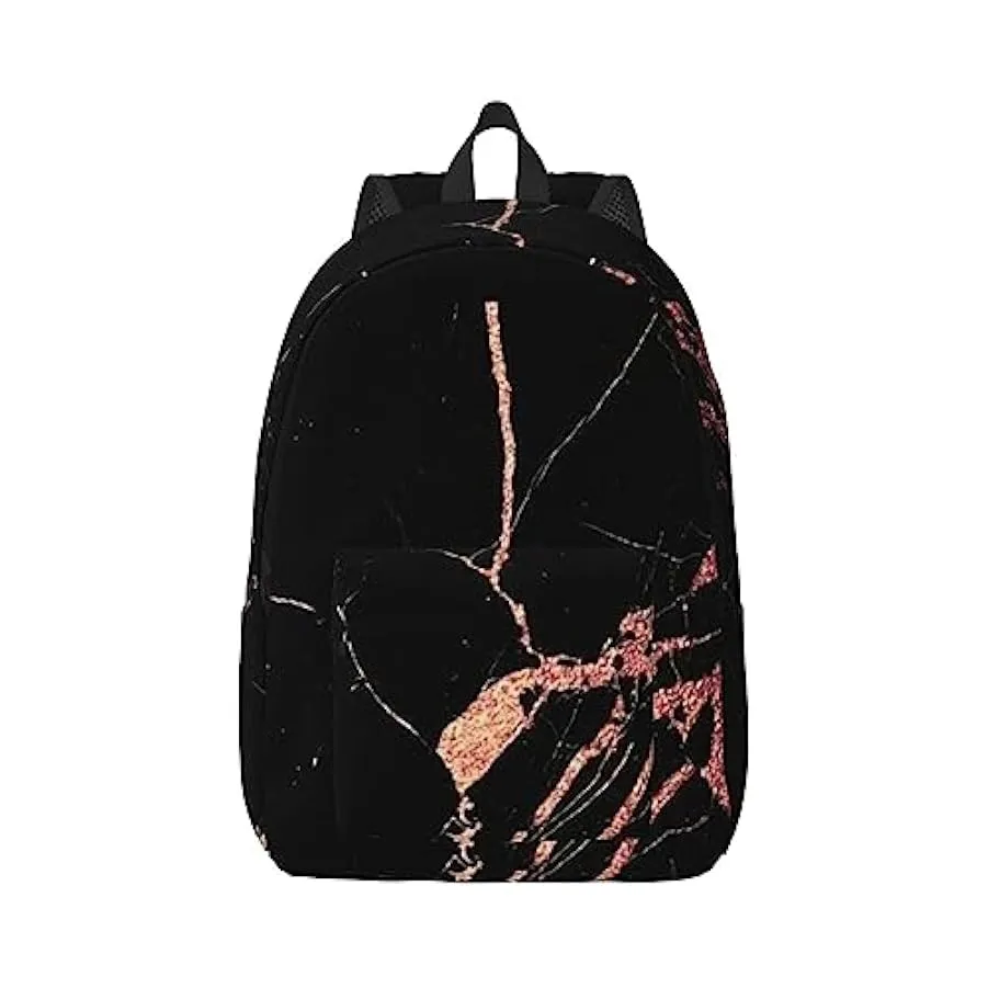 VACSAX Zaino in tela Oro Marmorizzazione Texture Stampa Zaino Casual Zaino Viaggio Daypack 135408983