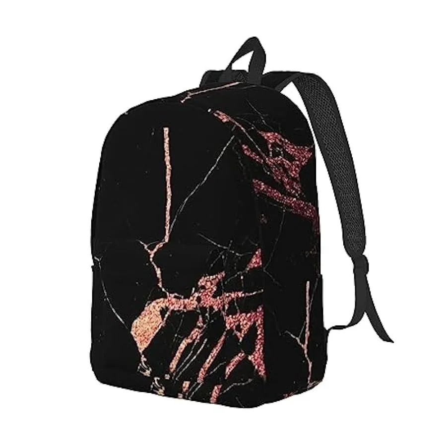 VACSAX Zaino in tela Oro Marmorizzazione Texture Stampa Zaino Casual Zaino Viaggio Daypack 135408983