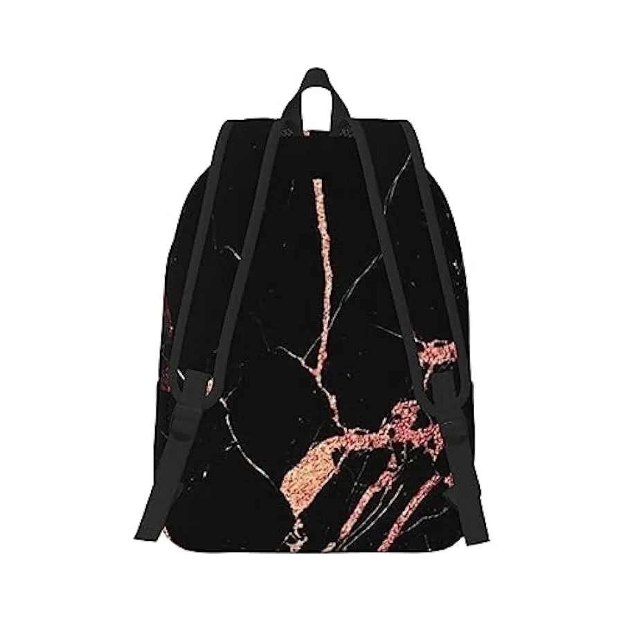 VACSAX Zaino in tela Oro Marmorizzazione Texture Stampa Zaino Casual Zaino Viaggio Daypack 135408983