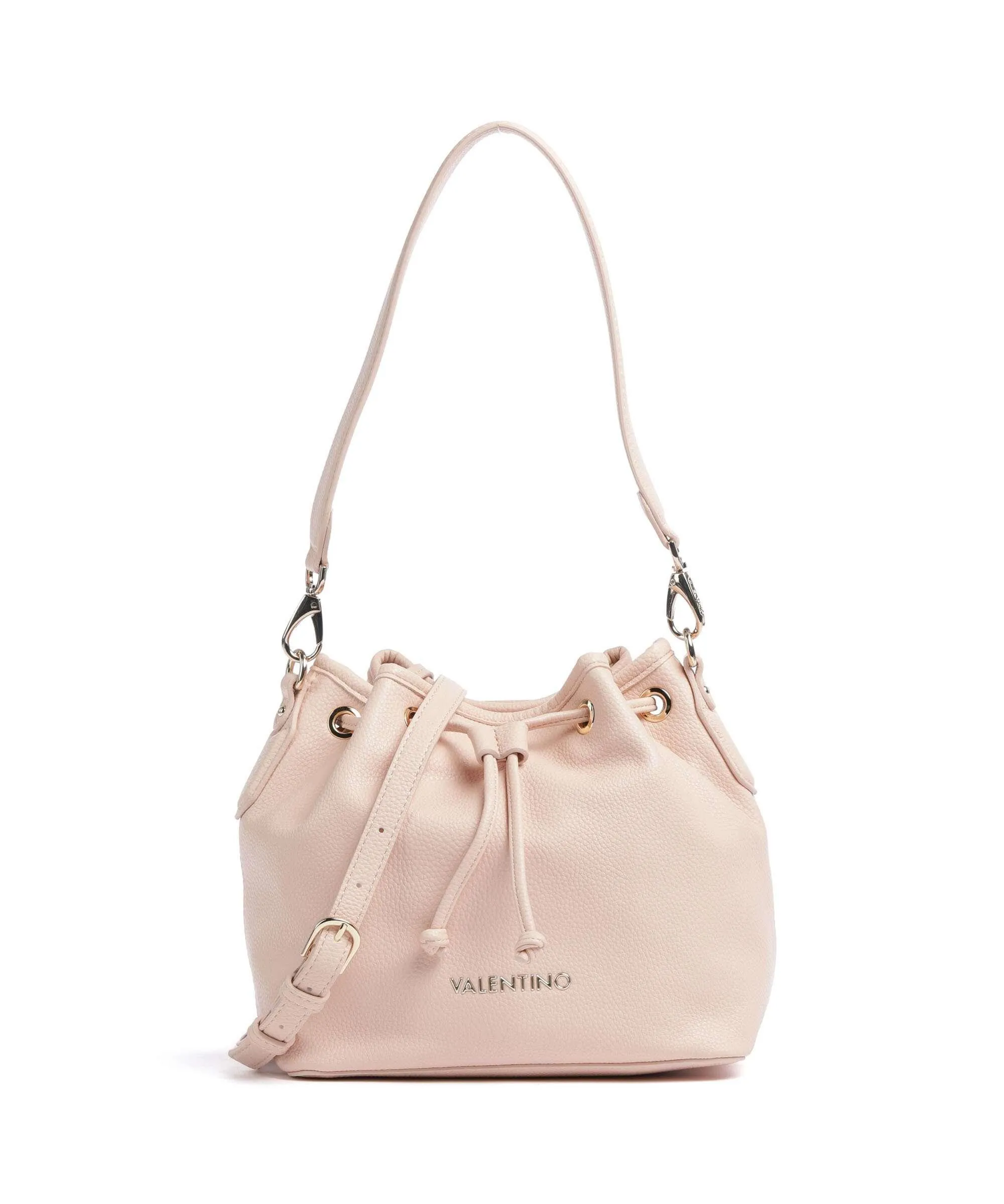  Valentino Bags Brixton Borsa a secchiello pelle sintetica rosa  
