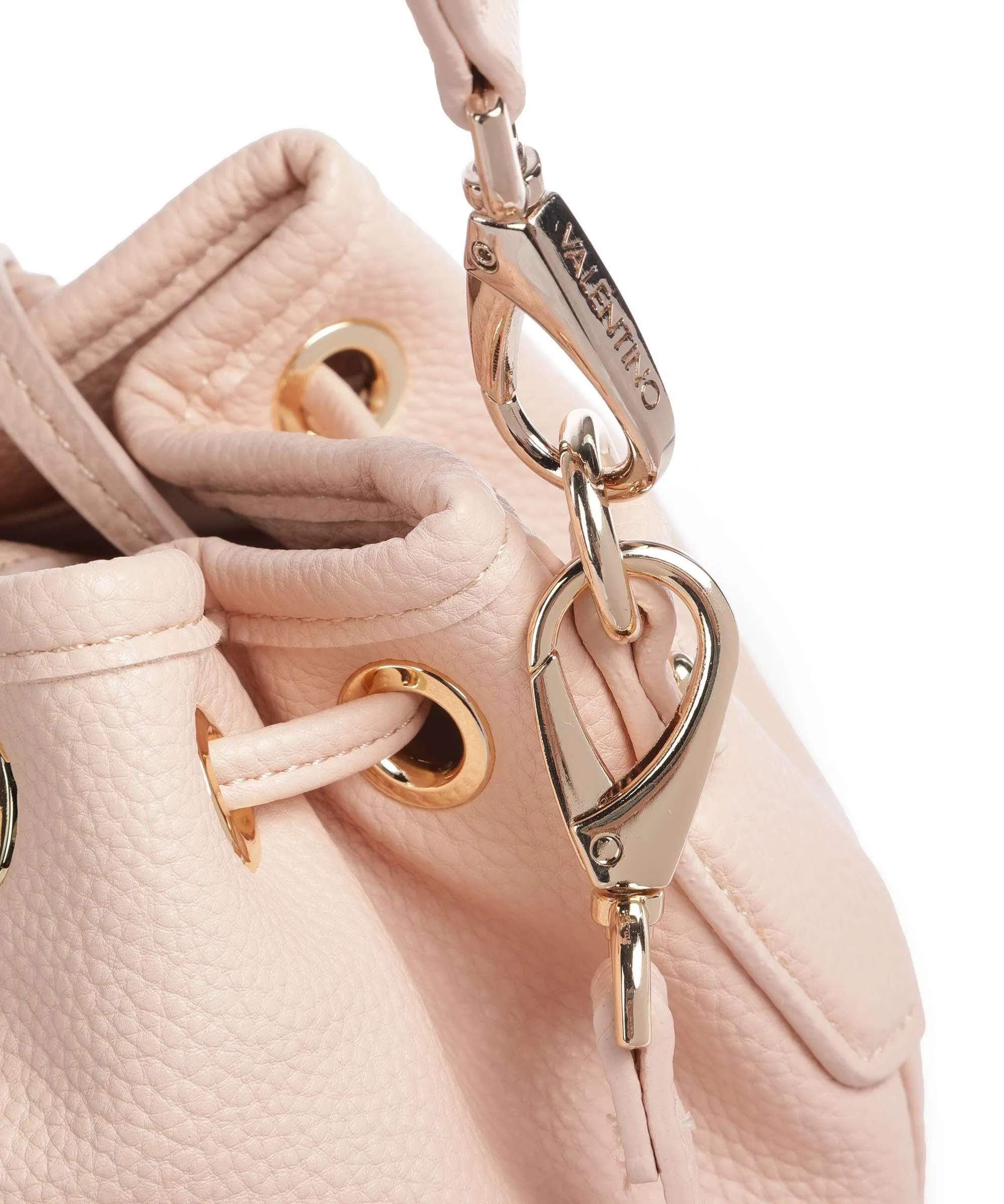  Valentino Bags Brixton Borsa a secchiello pelle sintetica rosa  