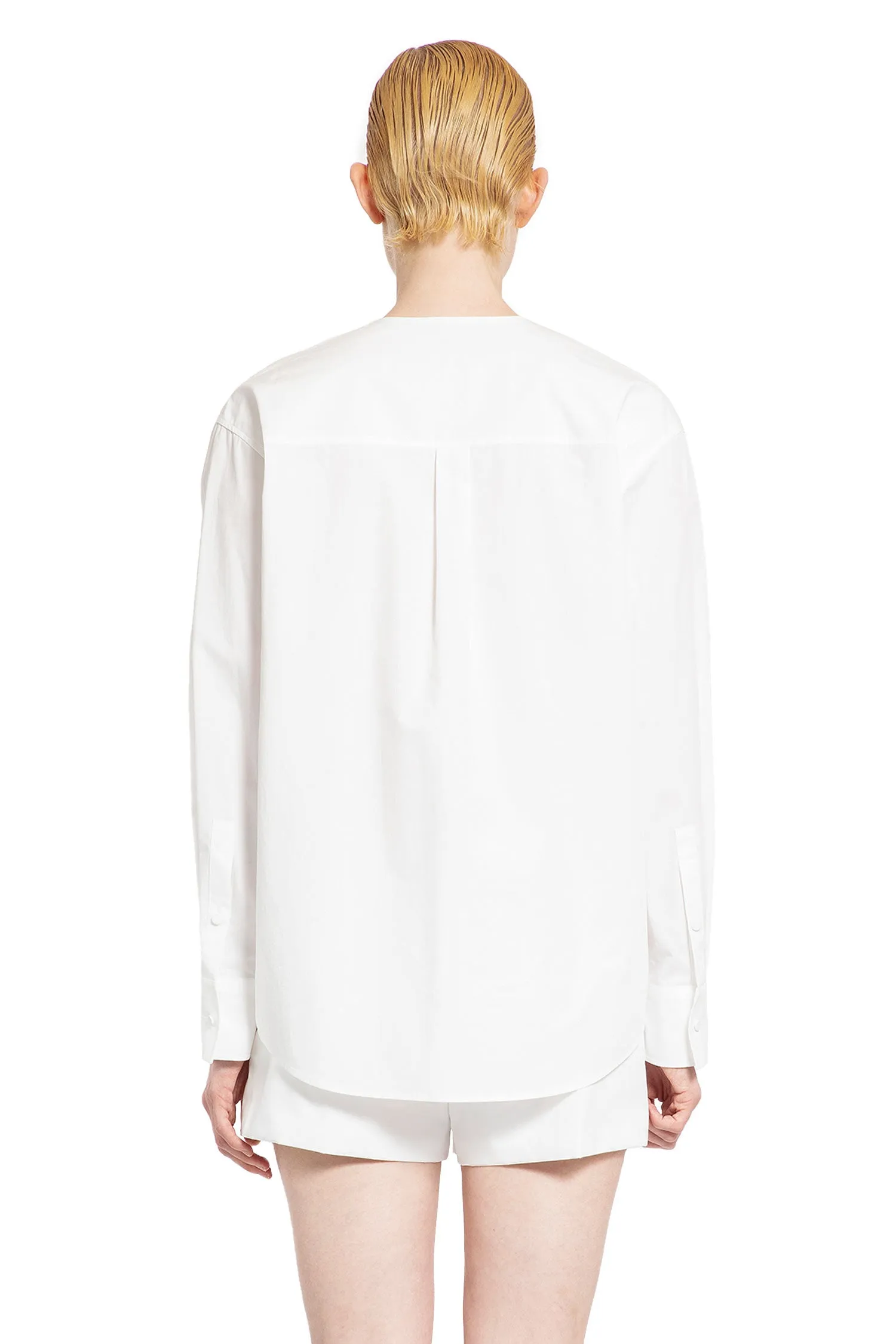 valentino  cotton poplin blouse 
