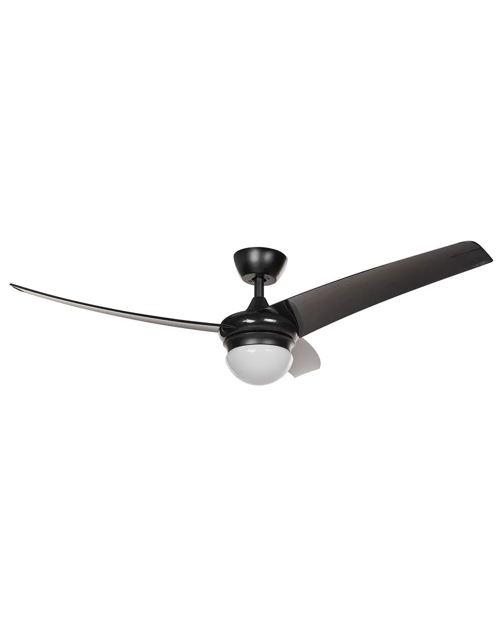 Ventilatore a soffitto con luce JIBOA con telecomando Nero