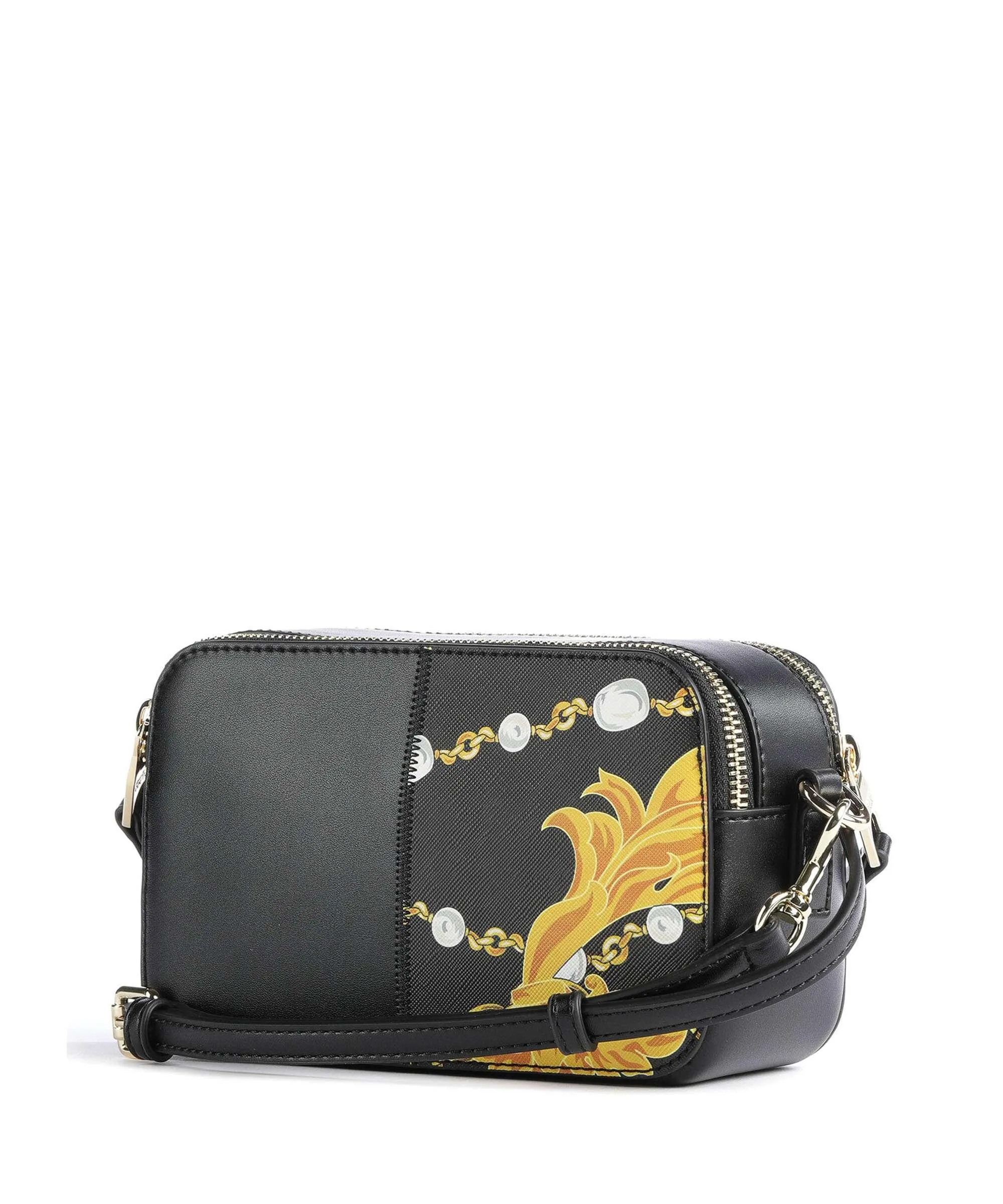  Versace Jeans Couture Rock Cut Borsa a tracolla pelle sintetica nero  