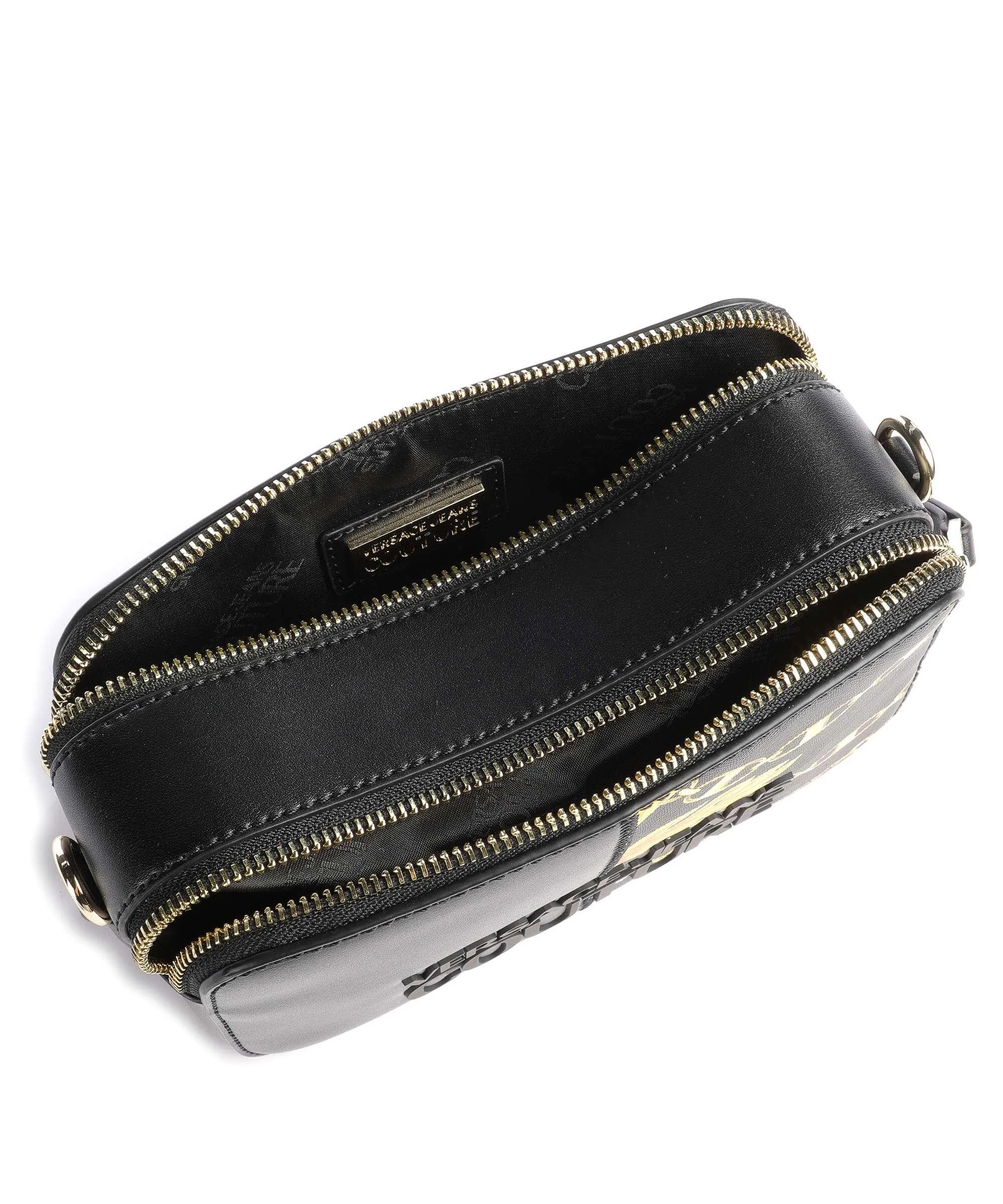  Versace Jeans Couture Rock Cut Borsa a tracolla pelle sintetica nero  