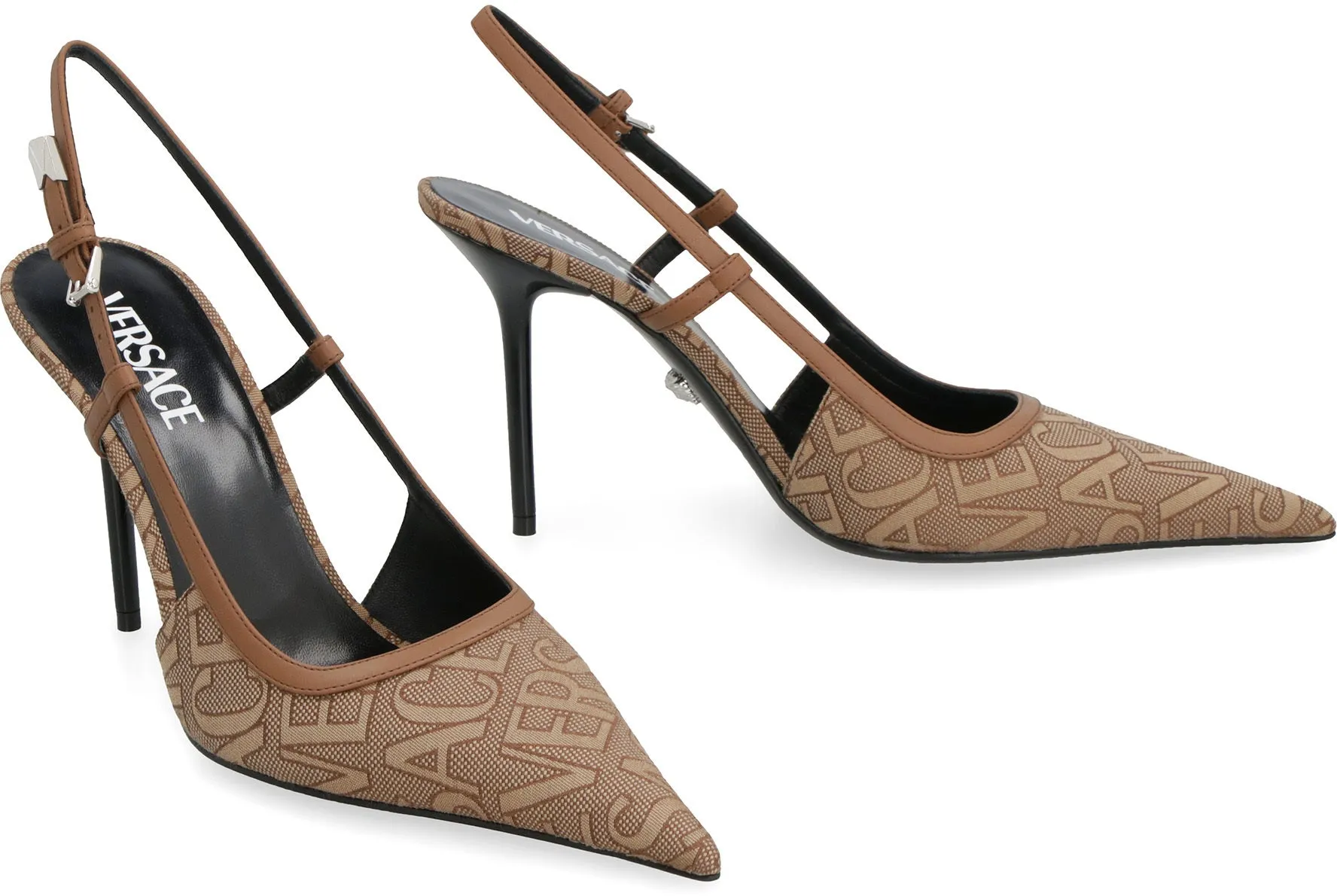Versace Slingback in tessuto