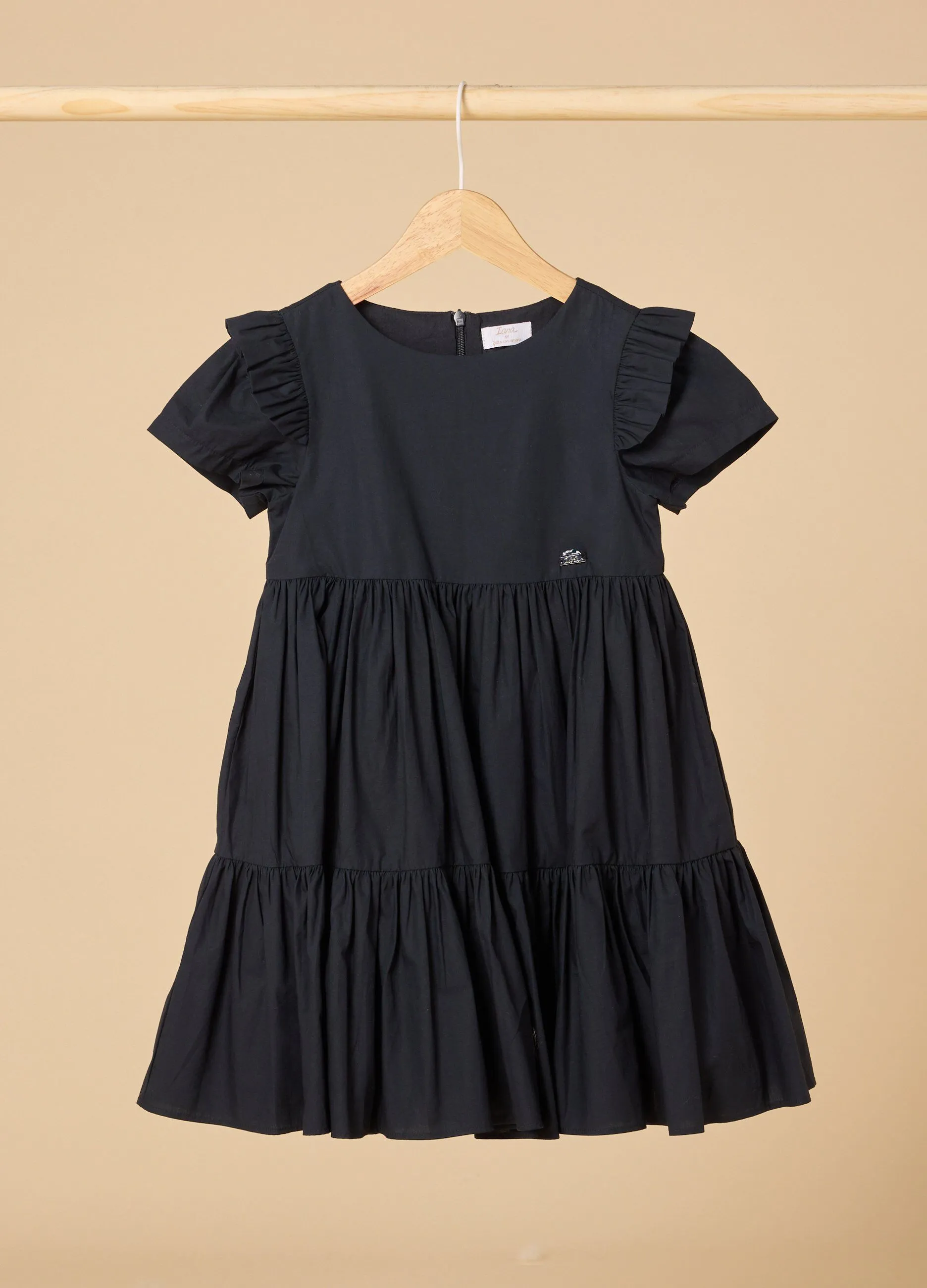 Vestito a balze IANA in puro cotone bambina