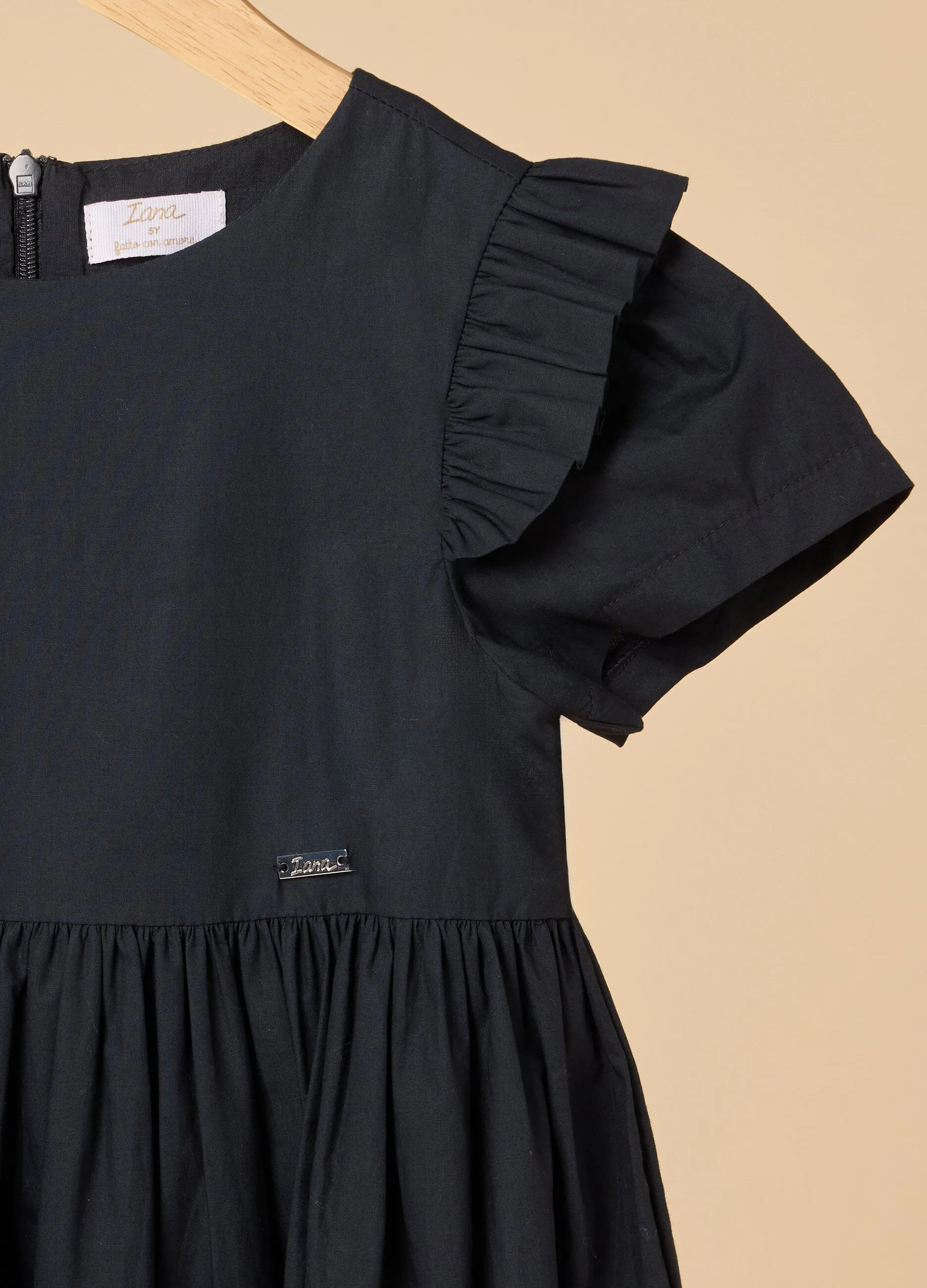 Vestito a balze IANA in puro cotone bambina