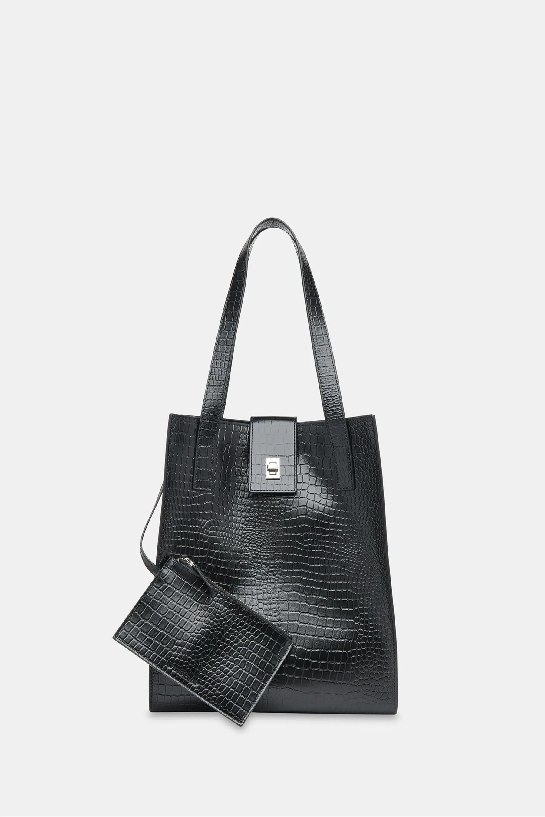 Whistles - Inara - Nero con chiusura a gir - Borsa