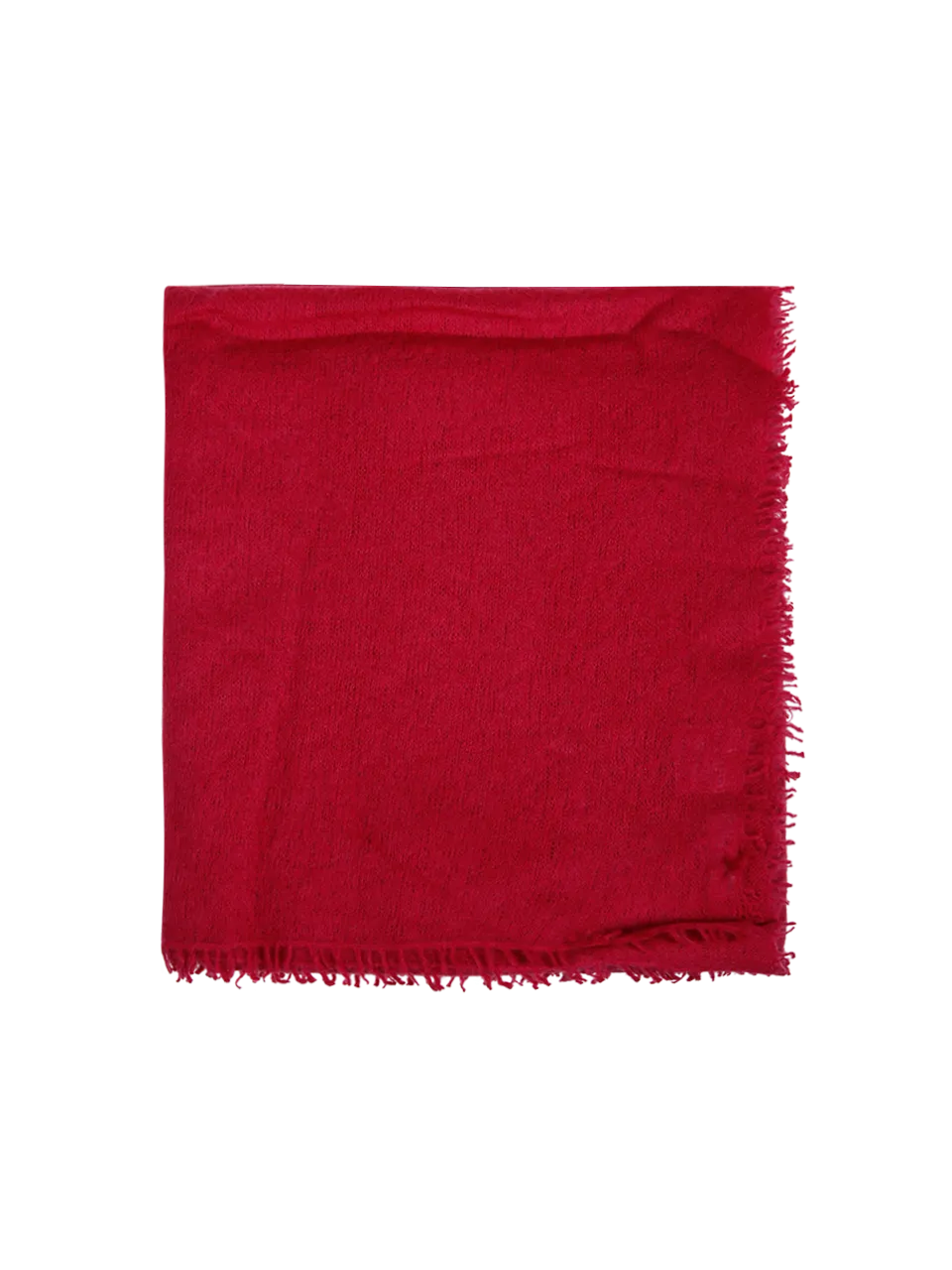 WOMAN MOULETA RED CASHMERE SCARF