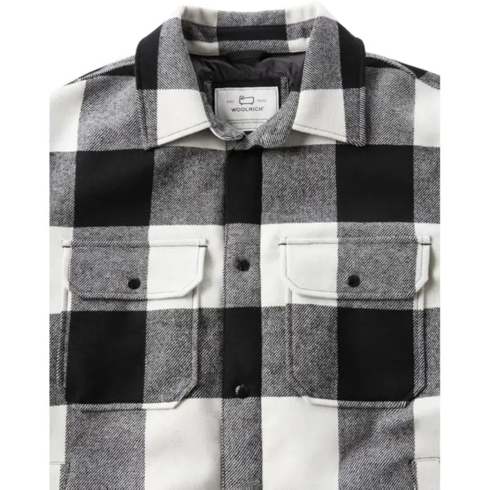 Woolrich Giacca Alaskan Check Bianco/nero