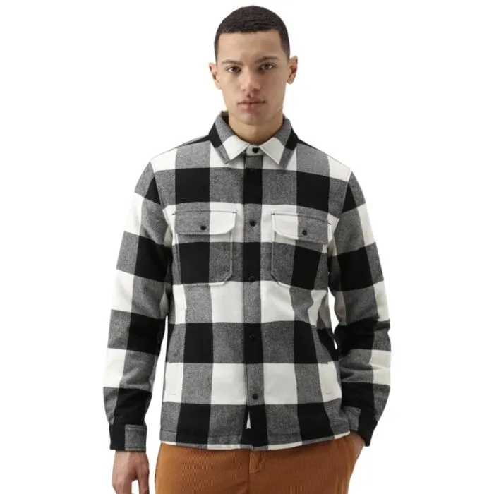 Woolrich Giacca Alaskan Check Bianco/nero