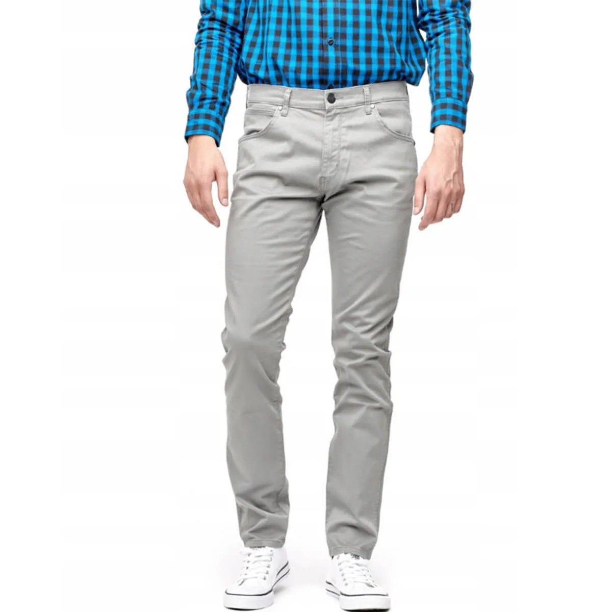 Wrangler jeans larston uomo shale colore grigio