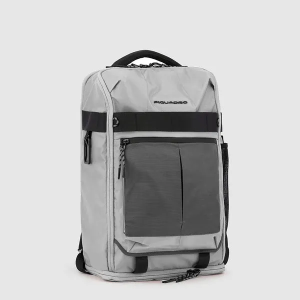 Zaino da bici PIQUADRO porta computer 15,6 pollici con led luminosi CA5998S125L grigio