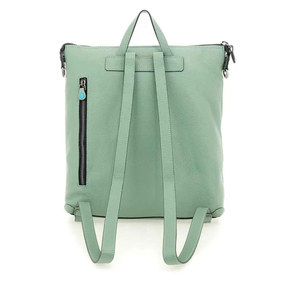 Zaino Donna GABS Lolita Medium in Pelle Martellata Tea Verde