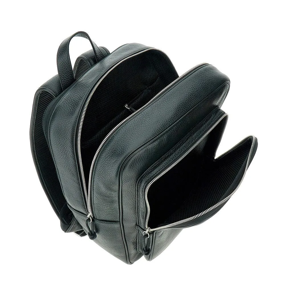 Zaino in pelle martellata
