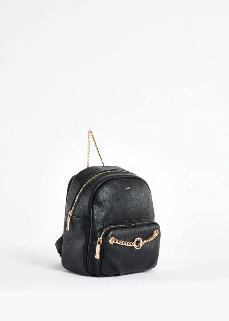 Zaino in similpelle con catena