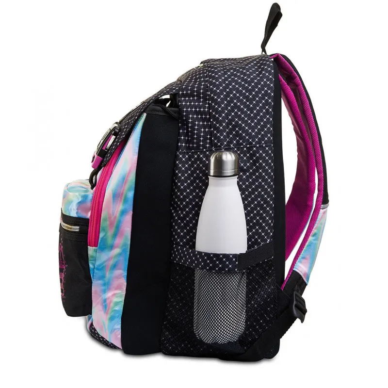 ZAINO SCUOLA SDOPPIABILE MIX FEELING FREE GIRL 27X41X22CM 28L MULTICOLOR 7.1 INNOVATION LAB TOP QUALITY SEVEN ITALY